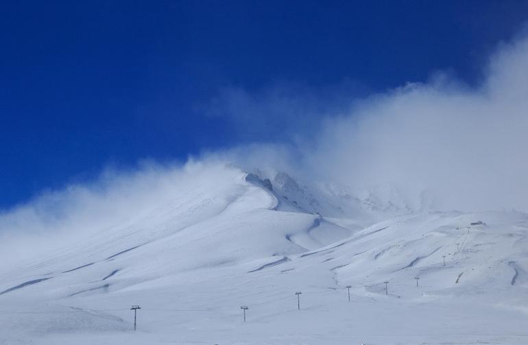 Erciyes'te hafta sonu yoğunluğu