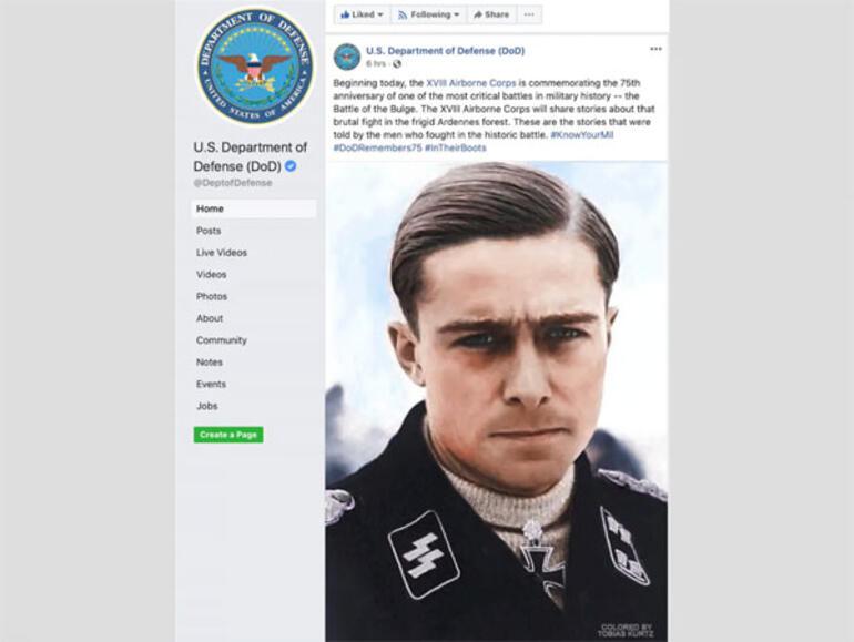 ABD ordusundan skandal "Nazi" paylaşımı