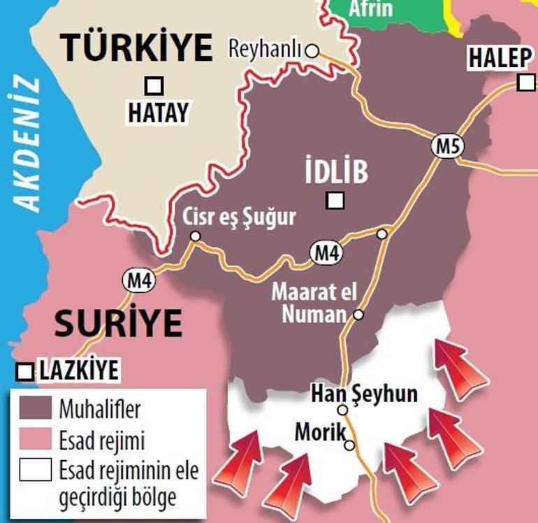 Esad İdlib’in dörtte birini aldı