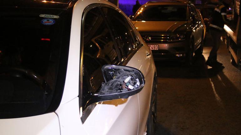 Polisi görünce yanındaki çocuğu kaza yerinde bırakıp kaçtı