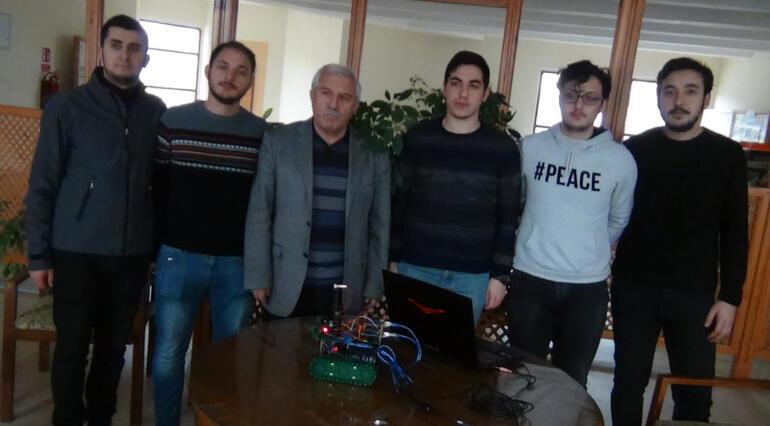 Simav'da üniversite öğrencilerinden "insansız tank" projesi