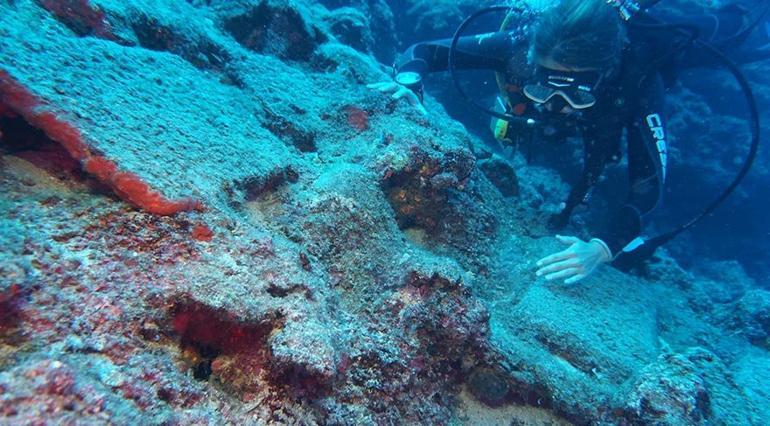 Turizmin başkentindeki gemi batığında heyecanlandıran buluş