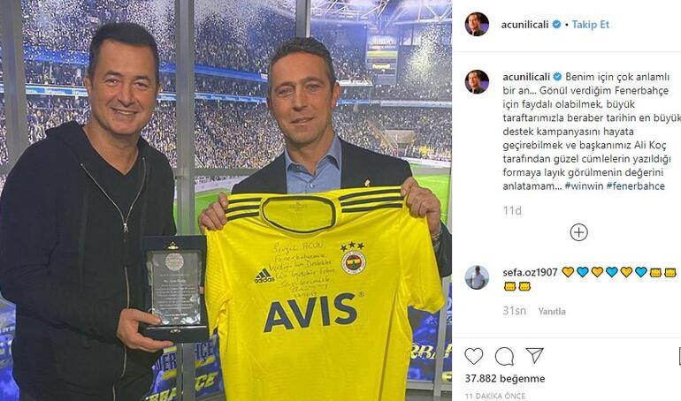 Fenerbahçe Başkanı Ali Koç'tan Acun Ilıcalı'ya jest!