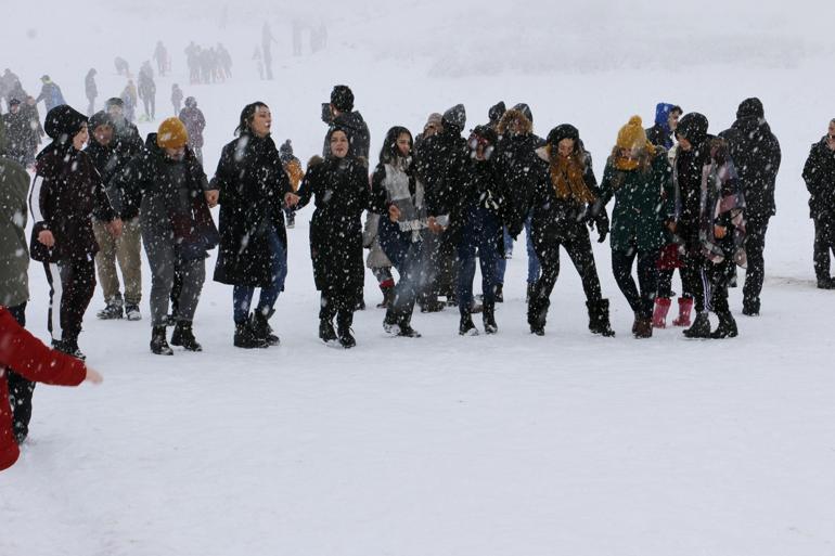 Ordu’da kızak şenliği