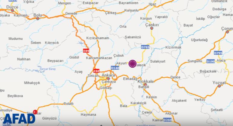 Son dakika haberi: Ankarada 3,8 büyüklüğünde deprem