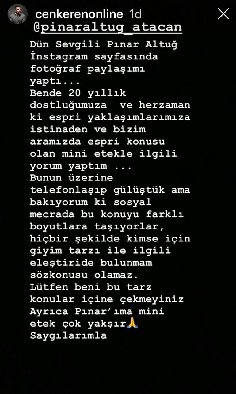 ‘Dolabında uzun etek yok’ yorumu olay oldu