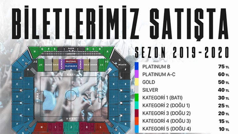 Trabzonspor’un kupada oynayacağı Denizlispor maçı biletleri satışta