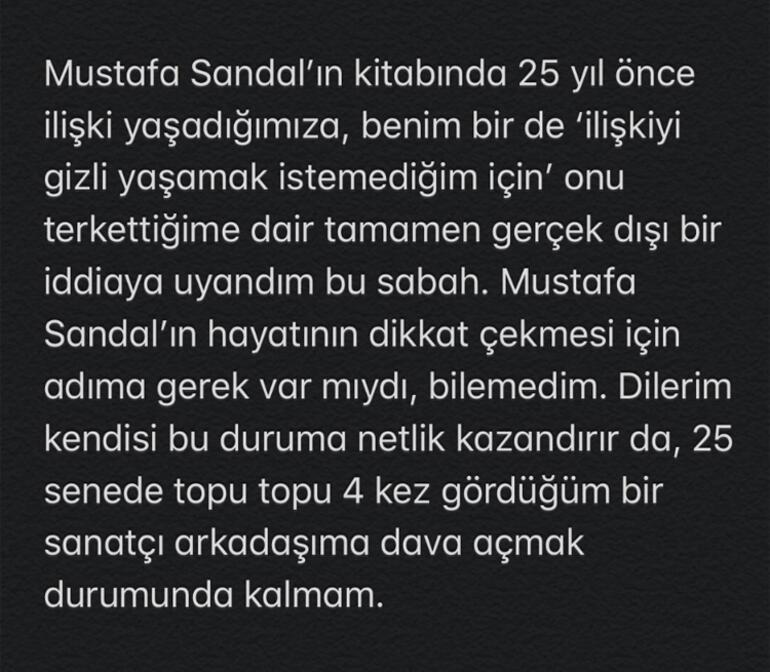 Defne Samyelinden Mustafa Sandala sert cevap