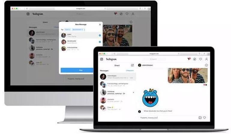 Instagram DM'lerine bilgisayar üzerinden erişim başladı