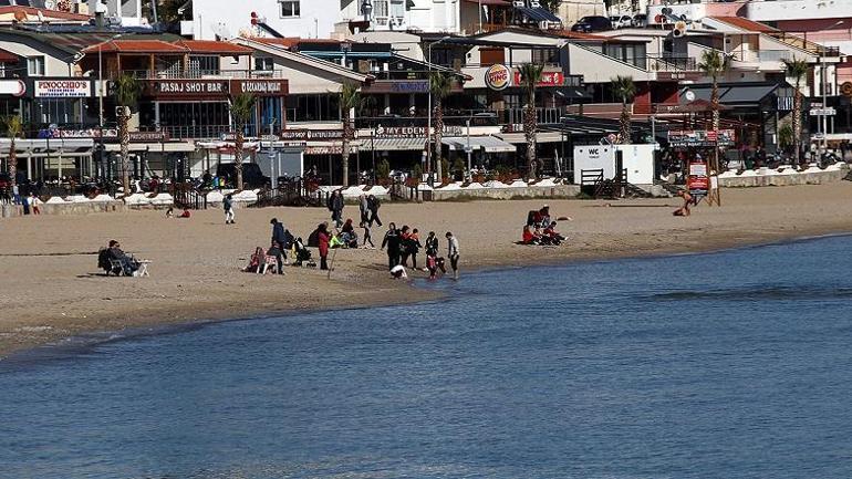 Aydın'da ocak ayında deniz keyfi