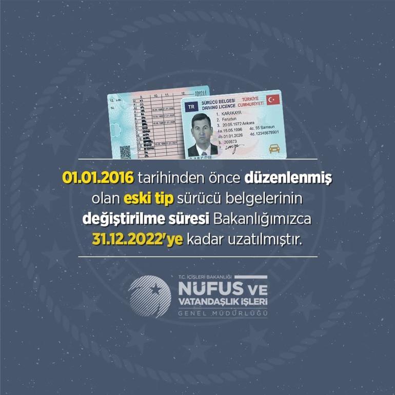 Son dakika haberi: Eski ehliyetlerin değiştirilmesiyle ilgili önemli gelişme O süre uzatıldı