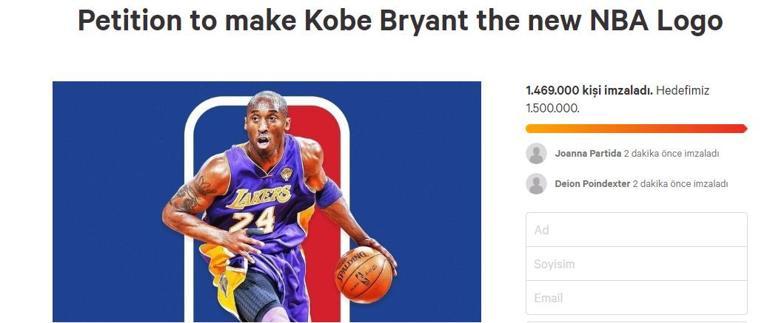 NBA'in yeni logosu Kobe Bryant mı olacak? İmza kampanyası başladı...