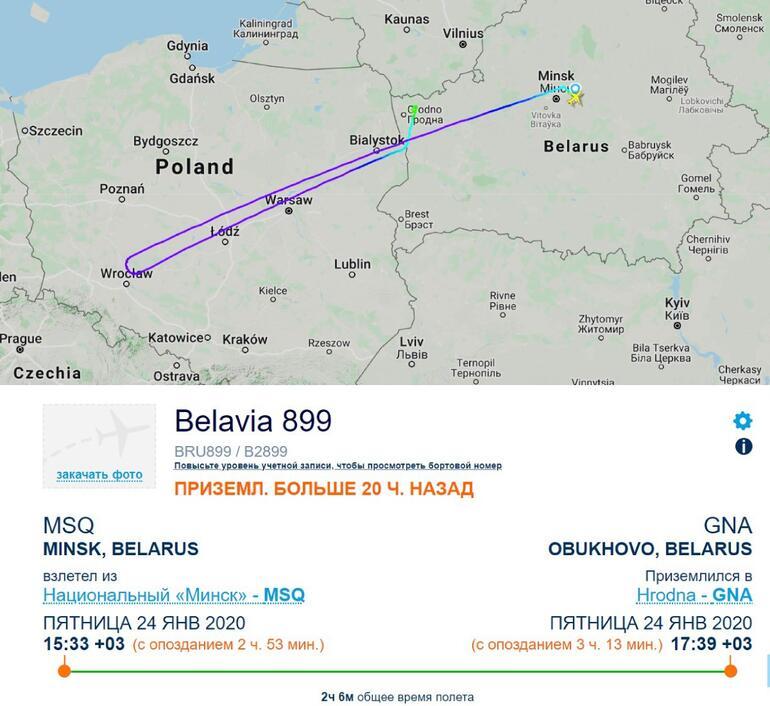 Belarus'ta müdür ve yöneticilerin bindiği uçakta ilginç olay! Böyle yakalandılar