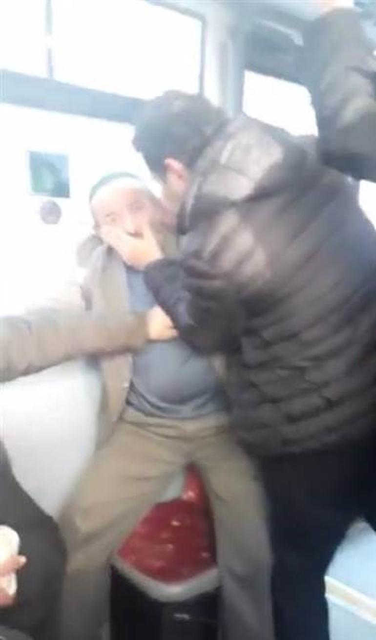 Otobüs bir anda karıştı