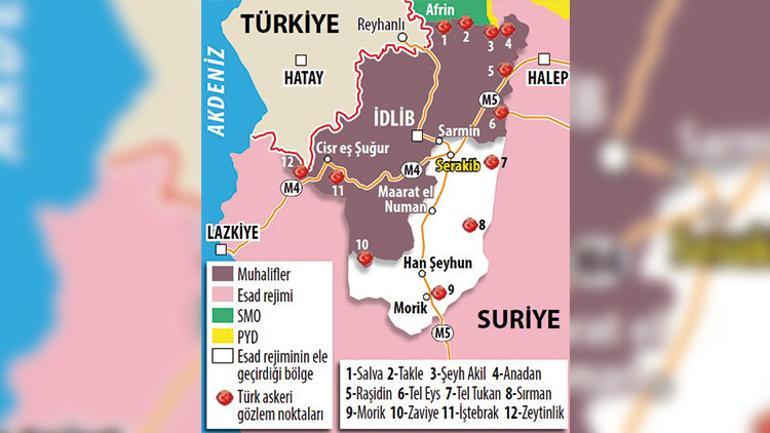 Hudut ötesine güçlü sevkıyat: İdlib’deki TSK müşahede noktalarına 20 tank