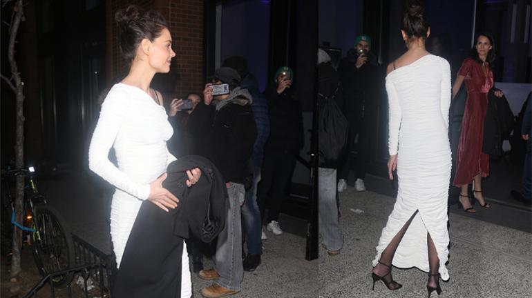 Katie Holmes Bir Kombinde İki Moda Kuralını Yıktı