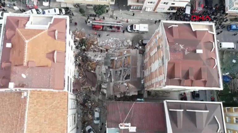 Son dakika haberler: İstanbul Bahçelievlerde 7 katlı bina çöktü İstanbul Valiliğinden flaş açıklama geldi