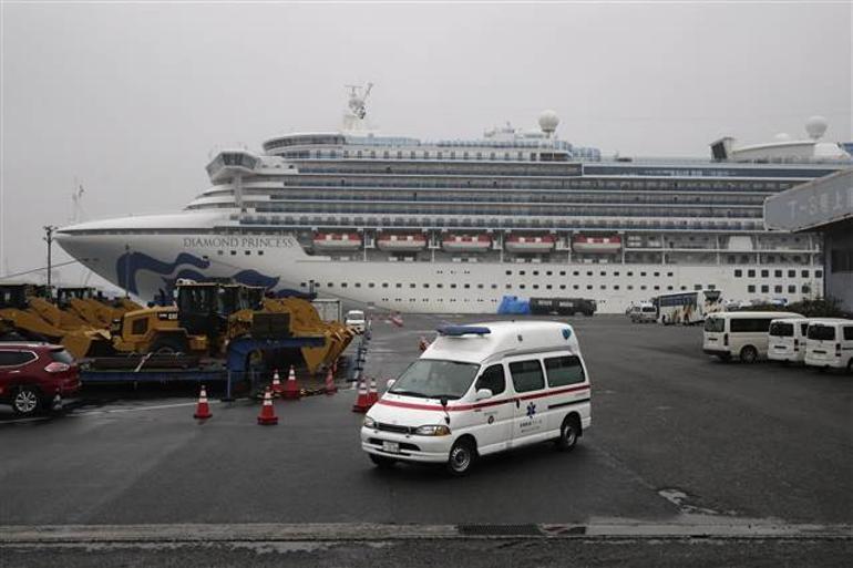 Japonya’daki karantina gemisinde 70 yeni vaka daha