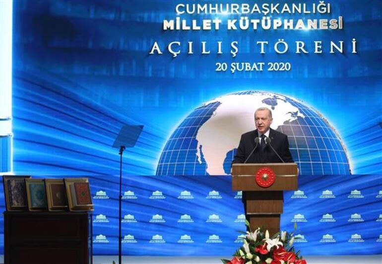 Son dakika haberler... Cumhurbaşkanı Erdoğan Millet Kütüphanesi açılışında konuştu