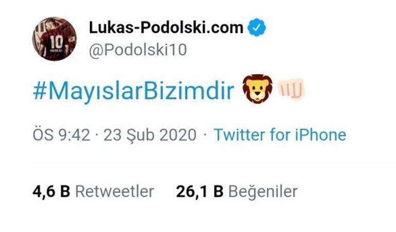 Lukas Podolski özür diledi, paylaşımı sildi