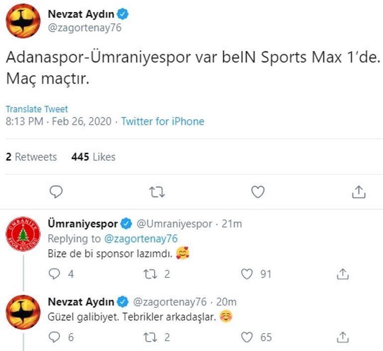 Selam verdi, borçlu çıktı! Nevzat Aydın tweet atınca...