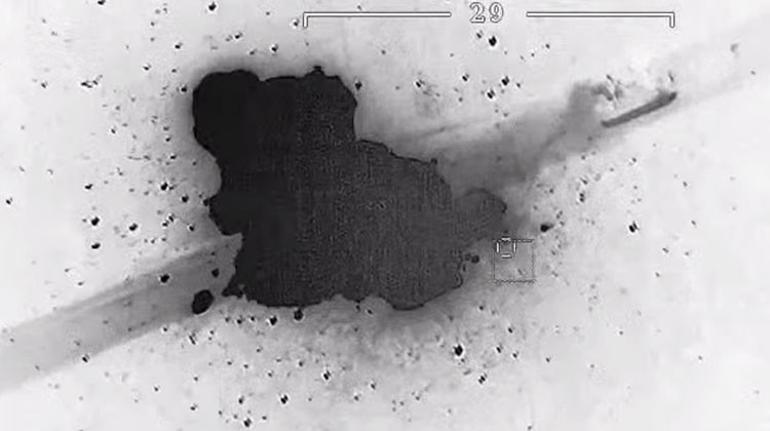 Son dakika haberler... Yeni görüntüler ortaya çıktı: Rejim hedefleri böyle vuruldu