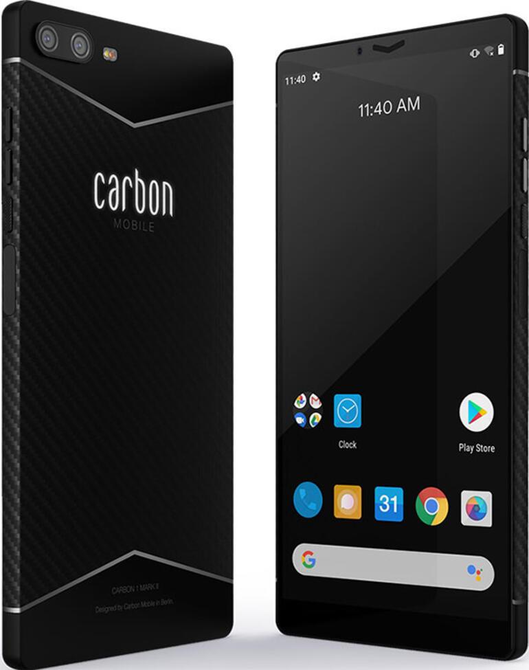 Carbon 1 Mark II: Dünyanın ilk karbon fiber telefonu tanıtıldı