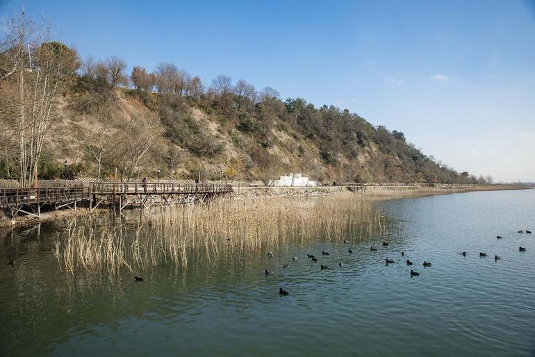 Masal diyarlarını andıran güzelliğiyle Serdivan Göl Park