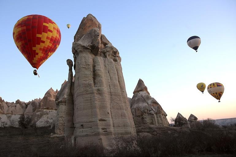 Son 5 yılda 2 milyonu aşkın turist Kapadokya'yı gökyüzünden izledi