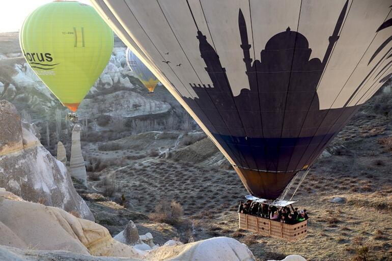 Son 5 yılda 2 milyonu aşkın turist Kapadokya'yı gökyüzünden izledi