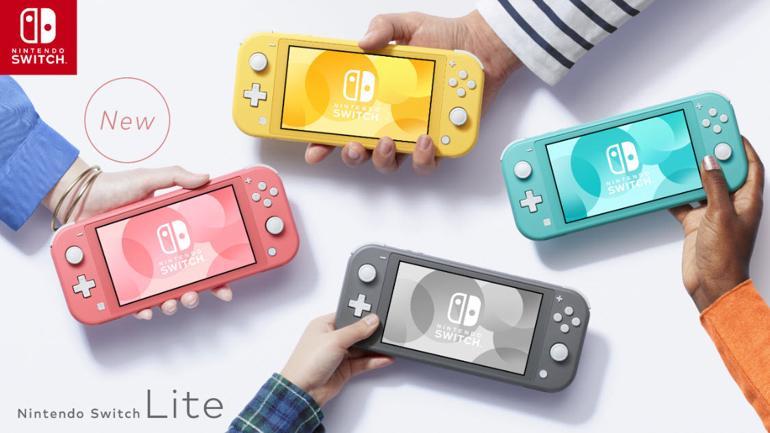 Nintendo Switch Lite yeni yüzüyle satışa çıkıyor