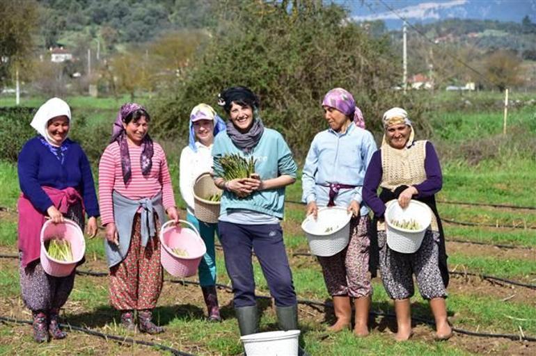 Kariyerini bırakıp, kuşkonmaz üretmeye başladı