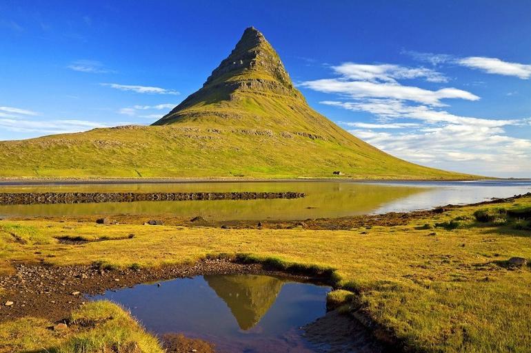 İzlanda'nın en çok fotoğraflanan dağı: Kirkjufell