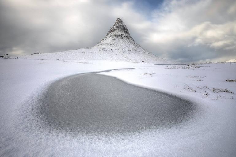 İzlanda'nın en çok fotoğraflanan dağı: Kirkjufell