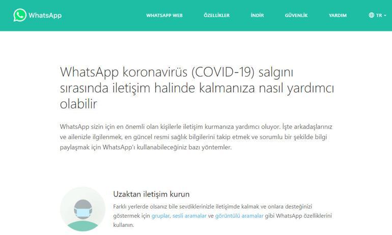 WhatsApp kullananlara koronavirüs uyarısı