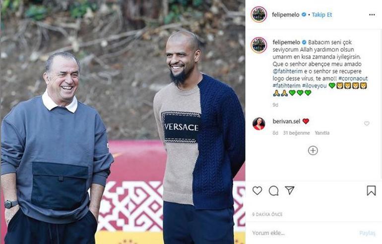 Felipe Melo'dan Fatih Terim paylaşımı!