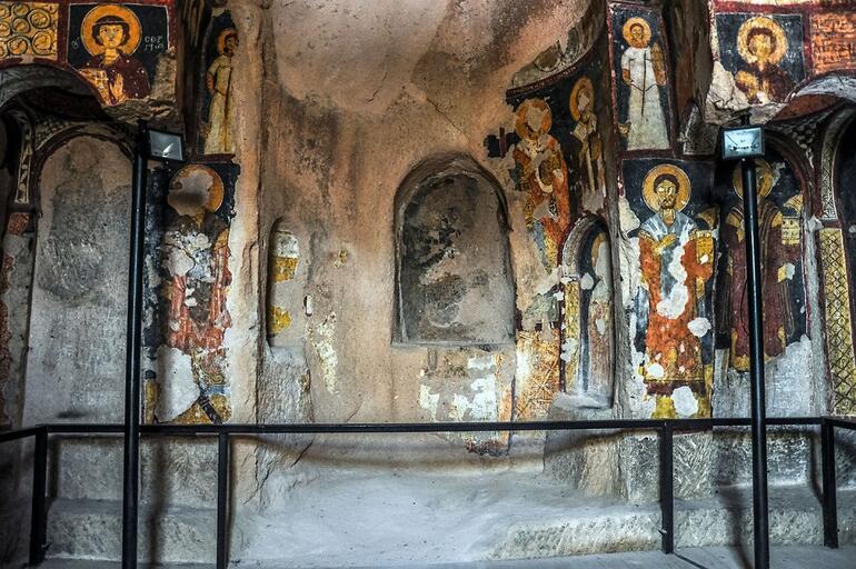 Kapadokyanın duvar resimleriyle ünlü Aziz Jean Kilisesi