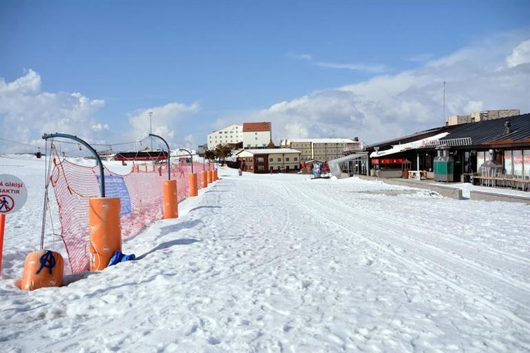 Erciyes'te 'corona virüs' sessizliği