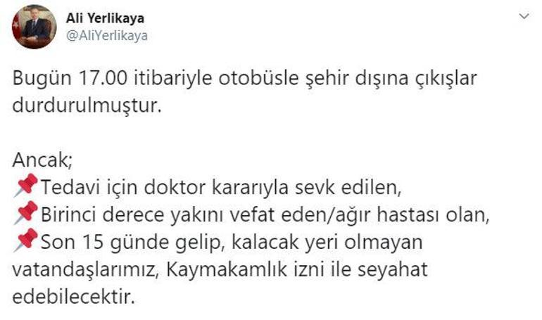 İstanbul Valisi Yerlikaya: Saat 17.00 itibariyle otobüsle şehir dışına çıkışlar durduruldu! Otogara gidenler fiyatları görünce şoka uğradı!