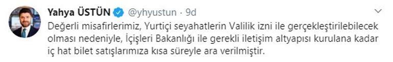 THY bilet satışlarına ara verdi