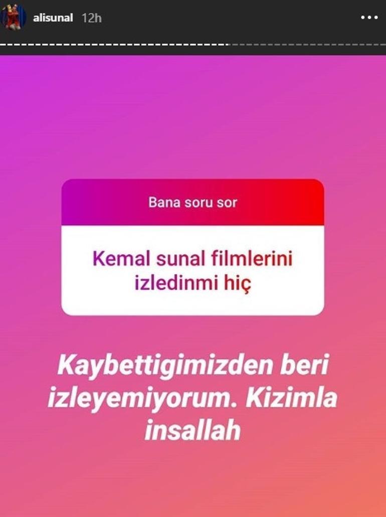 Ali Sunal: Babamın filmlerini izleyemiyorum