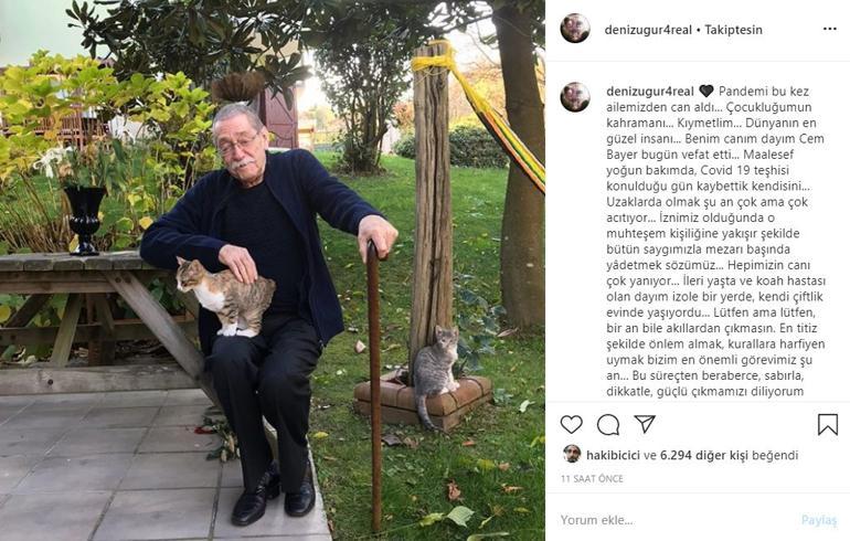 Deniz Uğur'un acı günü... Corona virüs nedeniyle dayısını kaybetti!