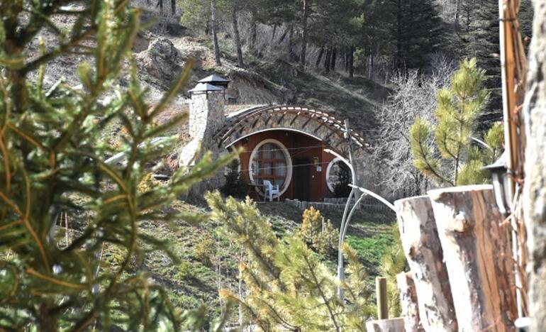 Sivas'ta 'Hobbit' evleri, sağlık çalışanlarına ücretsiz