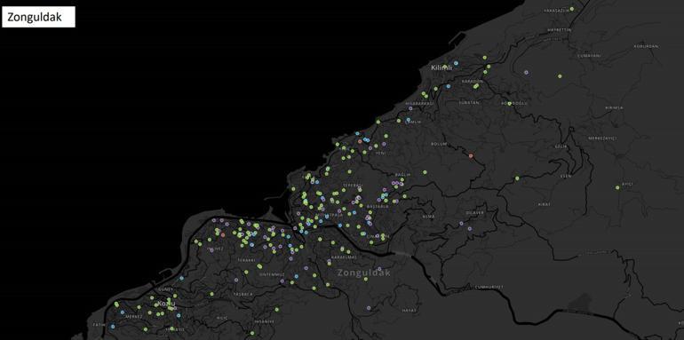 Son dakika haberi: Türkiyede il il corona virüs vakalarını Bakan Koca harita ile açıkladı Dikkat çeken detay