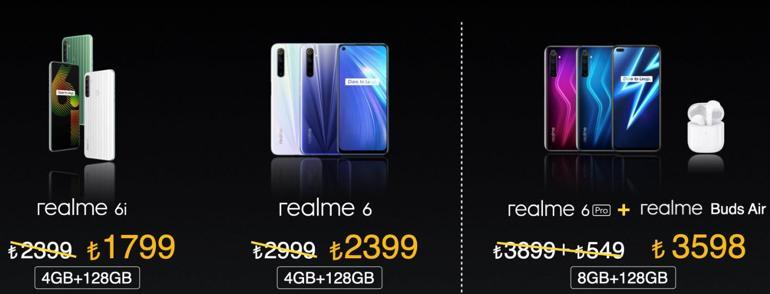 realme 6 serisi tantıldı: İşte yeni telefonlar