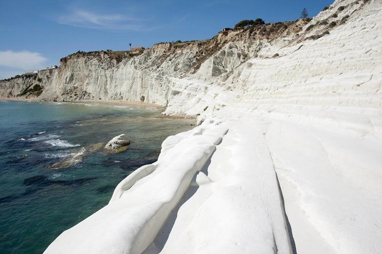 İtalya'daki 'Türk Merdivenleri' Scala Dei Turchi