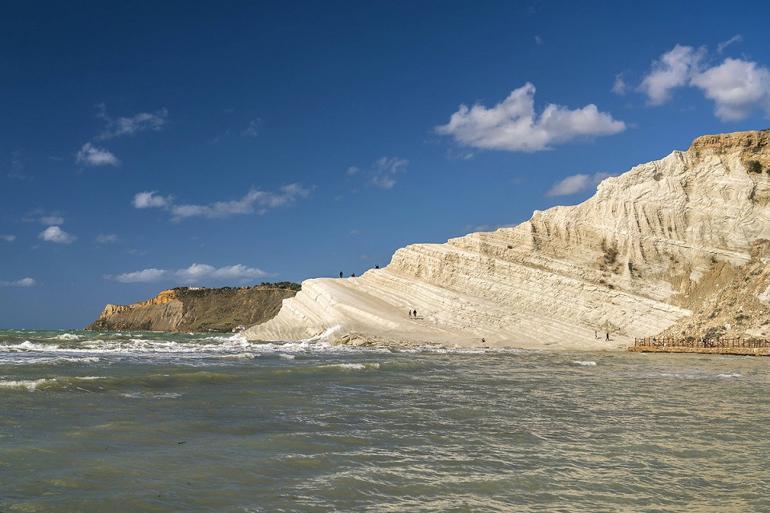 İtalya'daki 'Türk Merdivenleri' Scala Dei Turchi