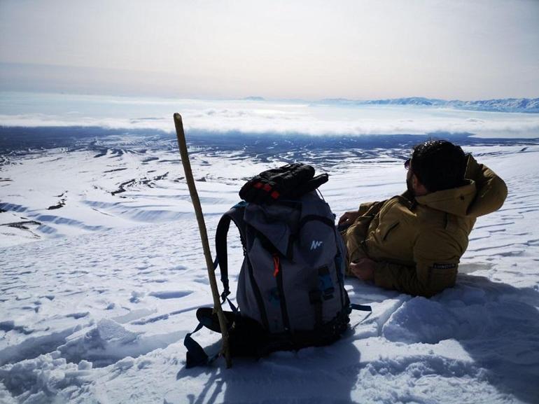 Nemrut Dağı'nın zirvesinde muhteşem manzara