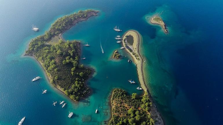 Mavi ile yeşil cennet: Göcek Yassıca Adalar