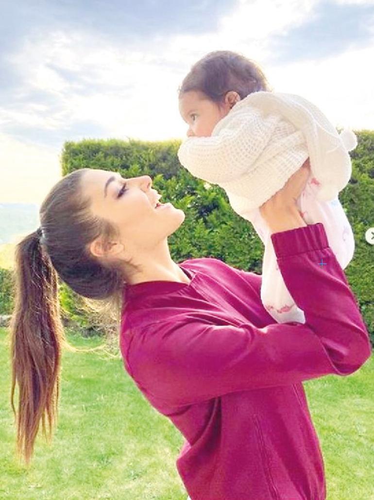 Hande Erçel'den Mavi'li paylaşım... Teyze aşkı